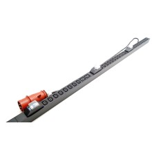 Блок розеток вертикальный Hyperline SHE-24IEC-6BIEC-B-3x16-3PVR