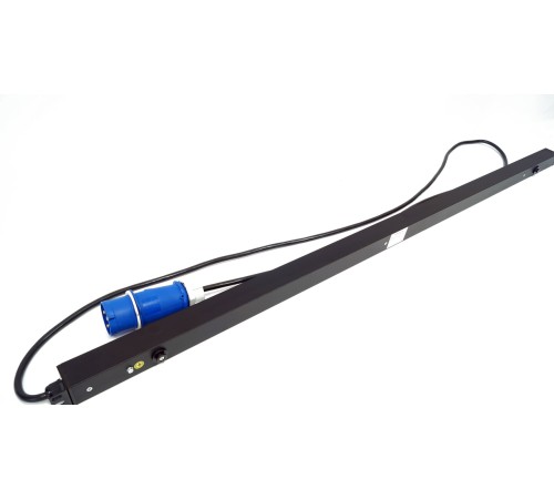 Блок розеток вертикальный Hyperline SHE-20IEC-4BIEC-32-3PVB