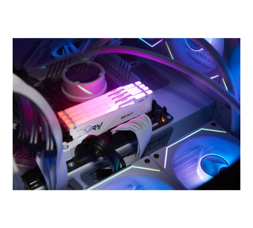 Оперативная память 16Gb DDR5 5200MHz Kingston Fury Beast White RGB KF552C40BWA-16 Оперативная память 16Gb DDR5 5200MHz Kingston Fury Beast White RGB KF552C40BWA-16