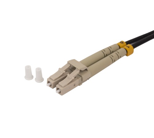 Патч-корд волоконно-оптический (шнур) Hyperline FC-AWS1/D-50-LC/PR-LC/PR-H-1M-LSZH-OR