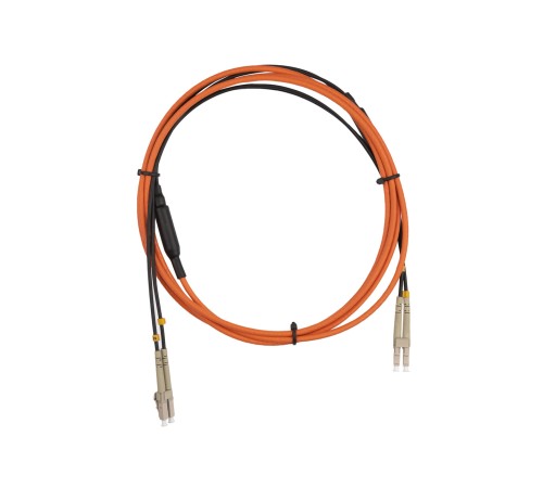 Патч-корд волоконно-оптический (шнур) Hyperline FC-AWS1/D-50-LC/PR-LC/PR-H-2M-LSZH-OR