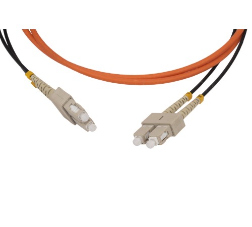 Патч-корд волоконно-оптический (шнур) Hyperline FC-AWS1/D-50-LC/PR-LC/PR-H-2M-LSZH-OR