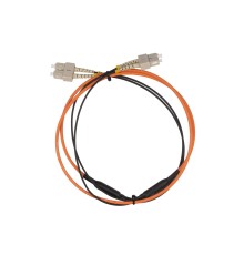 Патч-корд волоконно-оптический (шнур) Hyperline FC-AWS1/D-50-SC/PR-SC/PR-H-1M-LSZH-OR