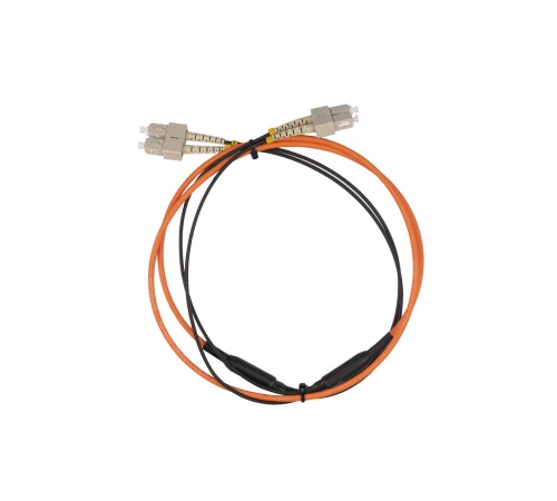 Патч-корд волоконно-оптический (шнур) Hyperline FC-AWS1/D-50-SC/PR-SC/PR-H-1M-LSZH-OR