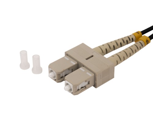 Патч-корд волоконно-оптический (шнур) Hyperline FC-AWS1/D-50-SC/PR-SC/PR-H-1M-LSZH-OR