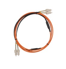 Патч-корд волоконно-оптический (шнур) Hyperline FC-AWS1/D-50-SC/PR-SC/PR-H-2M-LSZH-OR