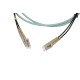 Патч-корд волоконно-оптический (шнур) Hyperline FC-AWS1/D-503-LC/PR-LC/PR-H-1M-LSZH-AQ