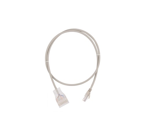 Патч-корд 110 тип - RJ-45 4 пары Cat.5e LSZH 1 м серый Hyperline PC-110-RJ45-4P-C5e-1M-LSZH-GY Патч-корд 110 тип - RJ-45 4 пары Cat.5e LSZH 1 м серый Hyperline PC-110-RJ45-4P-C5e-1M-LSZH-GY