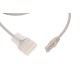 Патч-корд 110 тип - RJ-45 4 пары Cat.5e LSZH 1 м серый Hyperline PC-110-RJ45-4P-C5e-1M-LSZH-GY