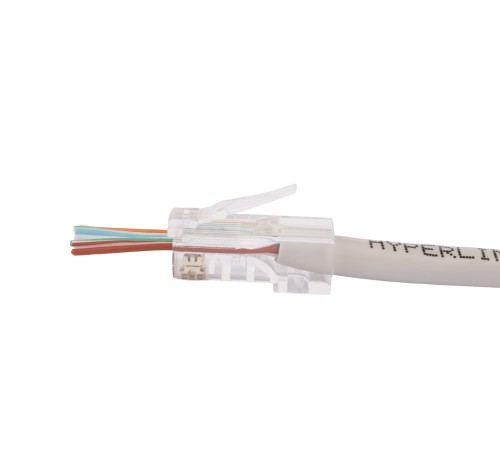 Разъем легкой оконцовки RJ-45 (8P8C) под витую пару категория 5e (50 µ