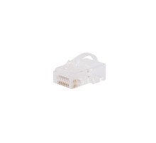 Разъем легкой оконцовки RJ-45 (8P8C) (100 шт.) Hyperline PLEZ-8P8C-UA-C5-100