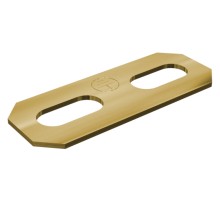 Медная заземляющая пластина 49x18-1 0 мм. Hyperline RST-GPC-49-18-1 0-SZ RST-GPC-49-18-1,0-SZ