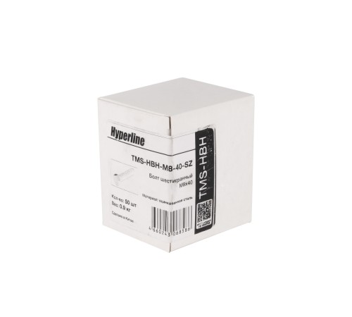 Болт шестигранный М8x40 Hyperline TMS-HBH-М8-40-SZ