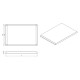 Крыша для стоек ORK2A шириной 550 мм глубиной 800 цвет черный (RAL 9005) Hyperline ORK2A-TOP-800-RAL9005