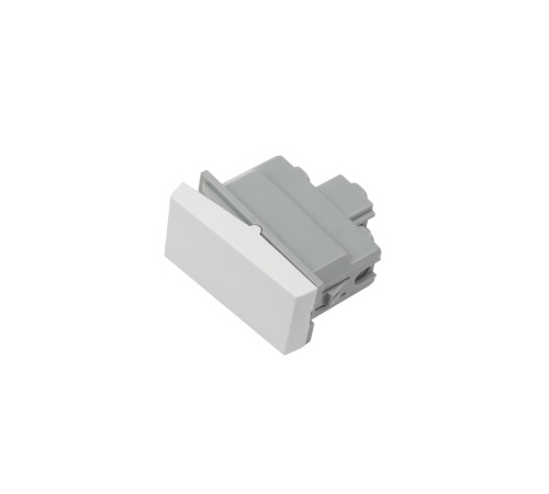 Выключатель 1М 45x22.5мм белый Hyperline M45/2-SW-WH