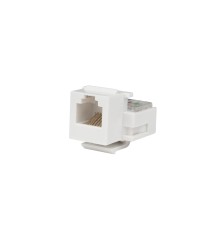 Вставка Keystone Jack RJ-12 (6P6C) Hyperline KJ1-6P6C-C2-90-WH