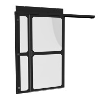 Дверной комплект для изолированного коридора Hyperline DGK-4208-D02-R001-RAL9005