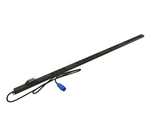 Блок розеток вертикальный Hyperline SHE-24SH-B-3PVB