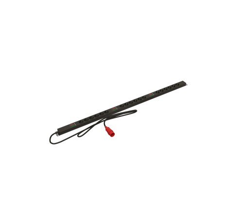 Блок розеток вертикальный Hyperline SHE-18SH-A-3PVR