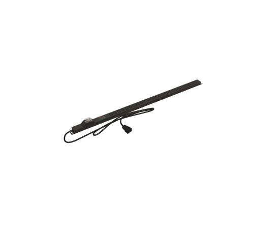 Блок розеток вертикальный Hyperline SHE-20IEC-4BIEC-BAV-2.5AIEC