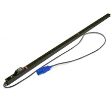 Блок розеток вертикальный Hyperline SHE-36IEC-6BIEC-B-2.5PVB