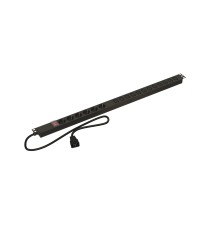 Блок розеток вертикальный Hyperline SHE-6SH-12IEC-S-2.5AIEC