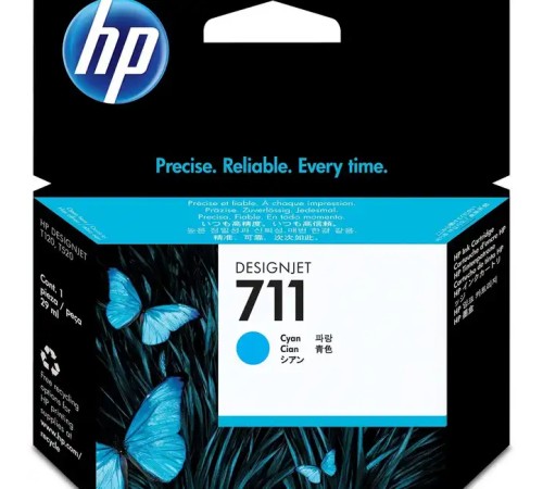 Струйный картридж HP №711 Голубой CZ130A