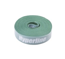 Лента (липучка) в рулоне ширина 25 мм длина 5 м зеленая Hyperline WASNR-5x25-GN