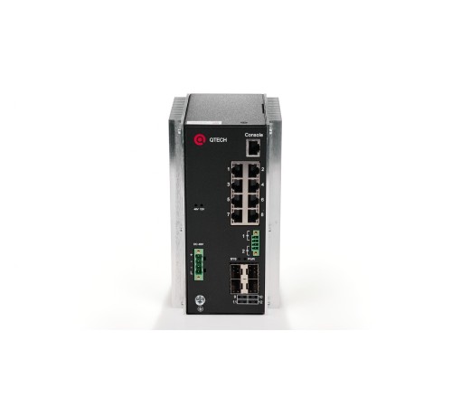 Индустриальный коммутатор Qtech QSW-3310-12T-I-POE-DC