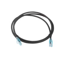 Патч-корд Hyperline PC-LPM-UTP-RJ45-RJ45-C6-1.5M-LSZH-BK