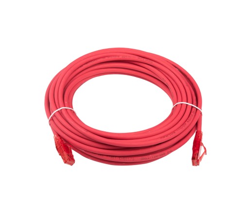 Патч-корд Hyperline PC-LPM-UTP-RJ45-RJ45-C5e-10M-LSZH-RD
