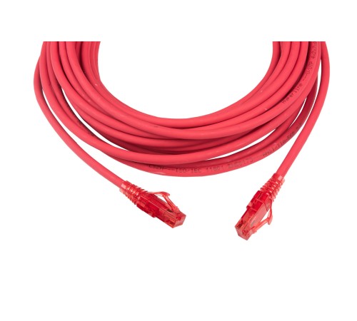 Патч-корд Hyperline PC-LPM-UTP-RJ45-RJ45-C5e-10M-LSZH-RD