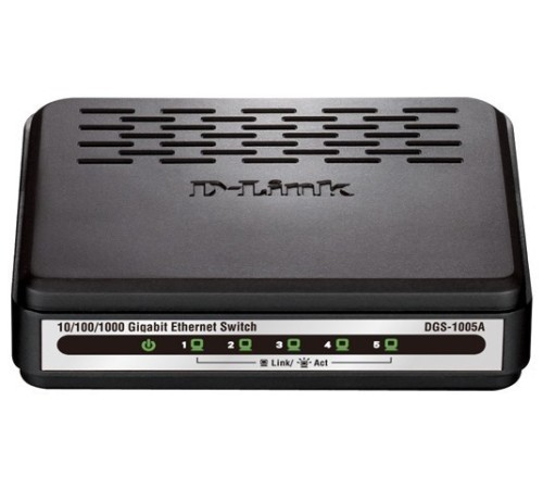 Коммутатор D-Link DGS-1005A (DGS-1005A/F1A, DGS-1005A/G1A)