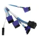 Кабель HDmSAS-4SATA SuperMicro CBL-SAST-0811