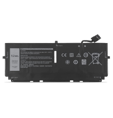 Батарея Dell 4-cell 52Whr для Dell XPS 13 9300/9310/9380 (722KK/2XXFW) (id 2329)