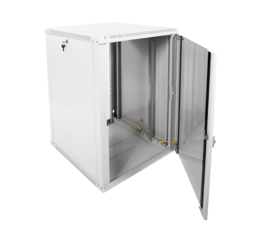 Шкаф телекоммуникационный настенный разборный ЭКОНОМ 18U (600x650) дверь стекло ЦМО ШРН-Э-18.650 30144251606