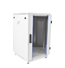 Шкаф телекоммуникационный напольный 22U (600x600) дверь стекло ЦМО ШТК-М-22.6.6-1ААА 30144521800