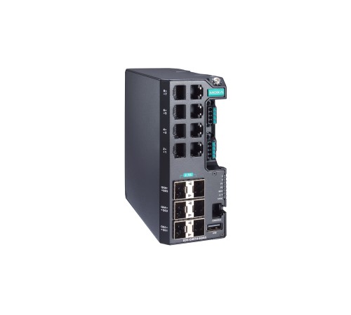 Коммутатор Moxa EDS-G4014-6QGS-LV