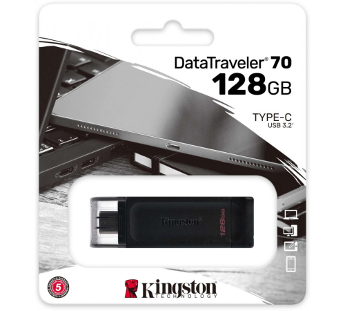 USB Flash накопитель 128Gb Kingston DataTraveler DT70 DT70/128GB USB Flash накопитель 128Gb Kingston DataTraveler DT70 DT70/128GB