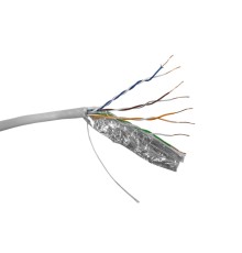 Кабель FTP4 cat.5е одножильный экранированный 305м Cu серый Netko Optima Silver N.FTP-67670.05E.0B (67670)
