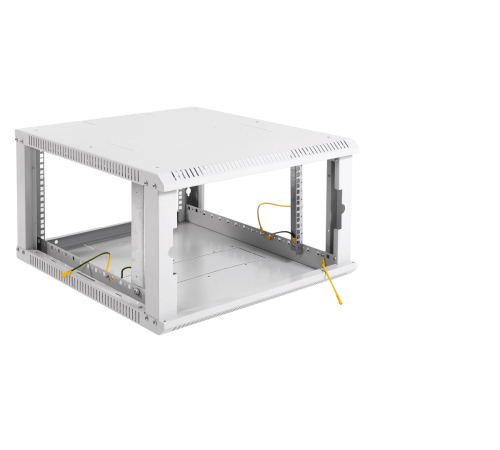 Шкаф телекоммуникационный настенный разборный ЭКОНОМ 6U (600x520) дверь стекло ЦМО ШРН-Э-6.500 30144251203