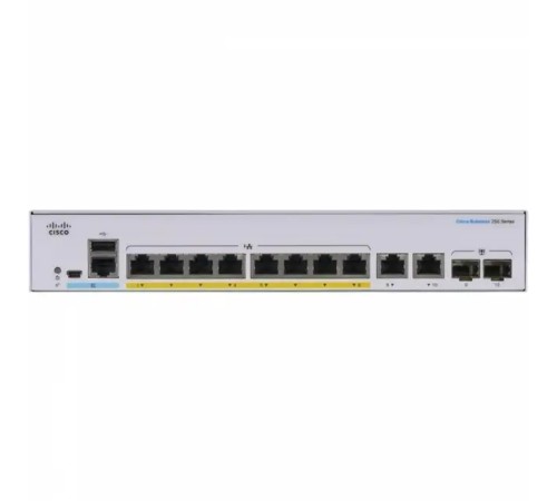 Коммутатор Cisco CBS250-8P-E-2G-EU