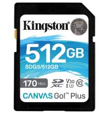 Карта памяти 512Gb SD Kingston Canvas Go! Plus SDG3/512GB