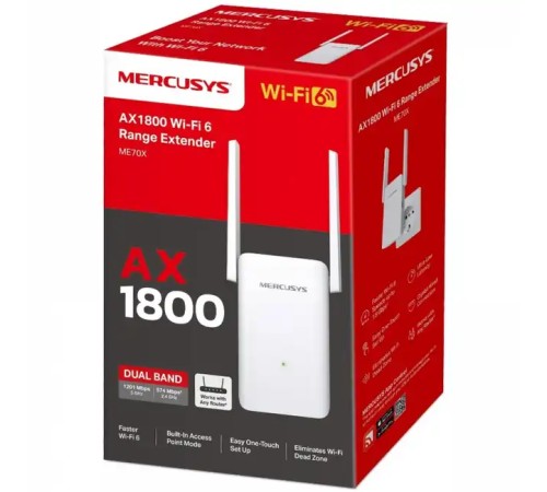 Wi-Fi усилитель Mercusys ME70X
