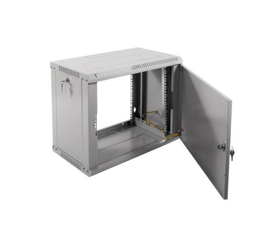 Шкаф телекоммуникационный настенный разборный ЭКОНОМ 9U (600x350) дверь металл ЦМО ШРН-Э-9.350.1 30144251301