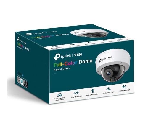 Купольная камера 4 Мп с цветным ночным видением TP-Link VIGI C240 (4MM)