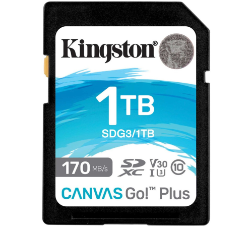 Карта памяти 1Tb SD Kingston Canvas Go! Plus SDG3/1TB