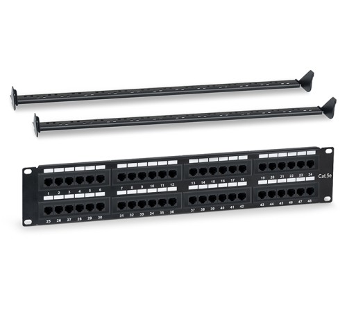 Патч-панель WRLine WR-PL-48-C5E-D