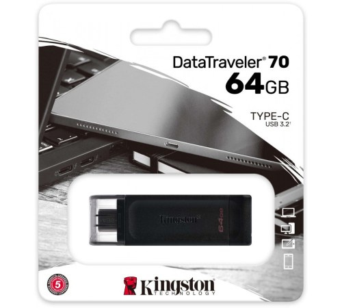 USB Flash накопитель 64Gb Kingston DataTraveler DT70 DT70/64GB USB Flash накопитель 64Gb Kingston DataTraveler DT70 DT70/64GB