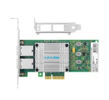 Сетевая карта LR-Link NIC PCIe 3.0 x4, 2 x 10G, Base-T, Intel X550 chipset (FH+LP) (id 33994)